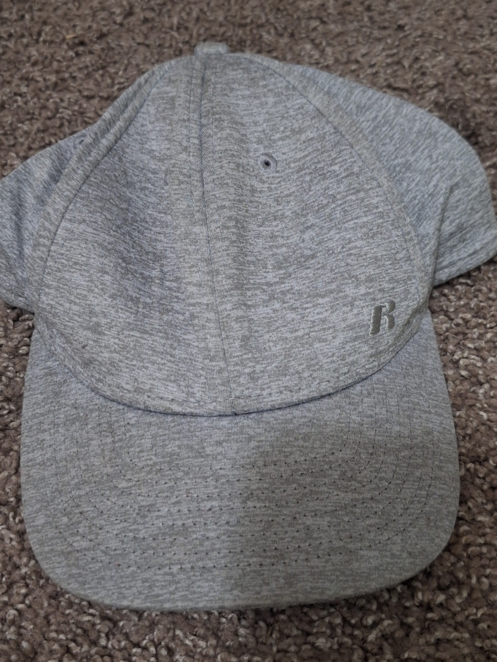 Russell Athletic Heather Gray Performance Baseball Cap